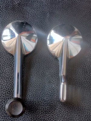 Window Cranks spoon style set for Fiat 500,124,125 vintage like new