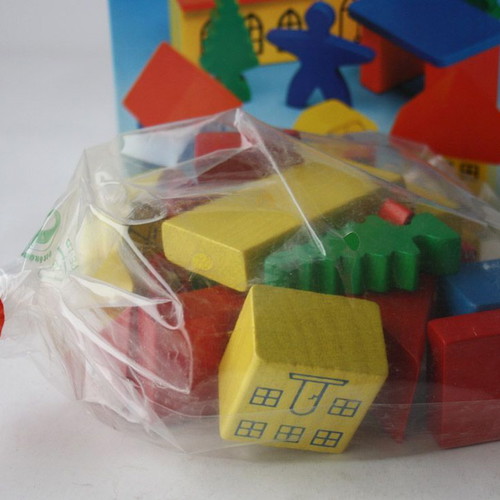 Heros wooden learning toy The Little Village new, 90's vintage, Germany