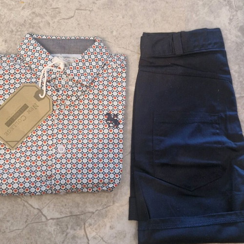 Children's shirt and bermuda set new, colorful, size 2 years