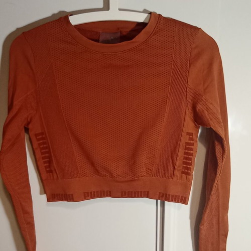 Puma sports shirt like new, orange, size M
