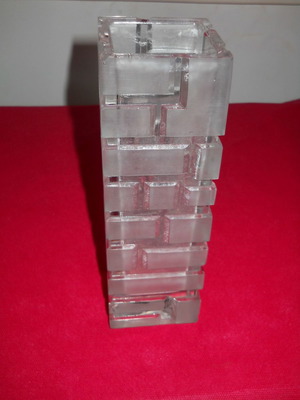 Crystal vase 20x6.5 used