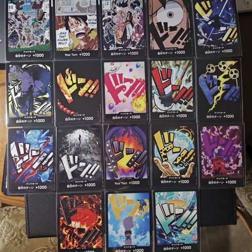 One Piece Don!! card set like new, 18 cards