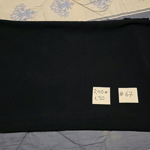 Fabric for sewing new in dark blue color