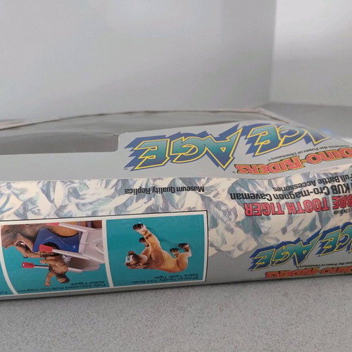 Dino-Riders Ice Age Sabre Tooth Tiger used box and instructions TYCO