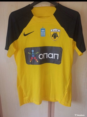 AEK Nike Academy Season 23-24 Football Shirt like new, black and yellow