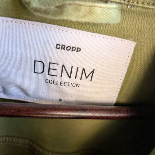Jeans jacket like new, green, size S