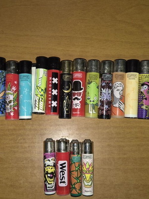 Clipper lighter collection like new, all together