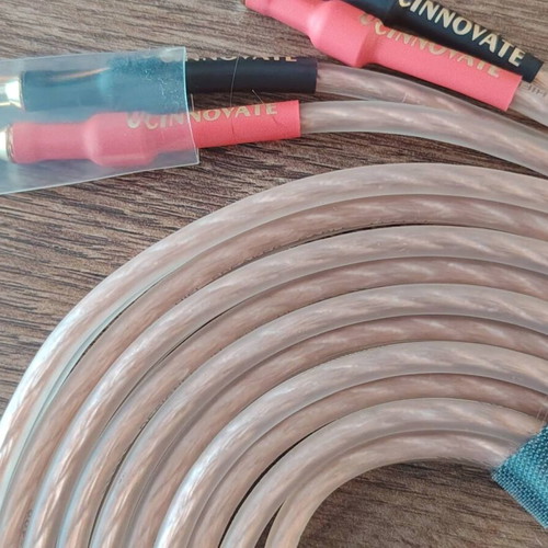 Hi-Fi speaker cable with banana connectors OFC 13AWG 2x4m new