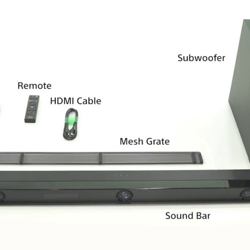 Sony HT-ZF9 Soundbar with Wireless Subwoofer like new, Dolby Atmos