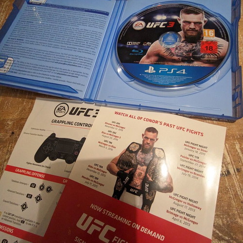 PS4 Games Bundle: UFC 3, PES 2017, NBA 2K16 Stephen Curry Edition