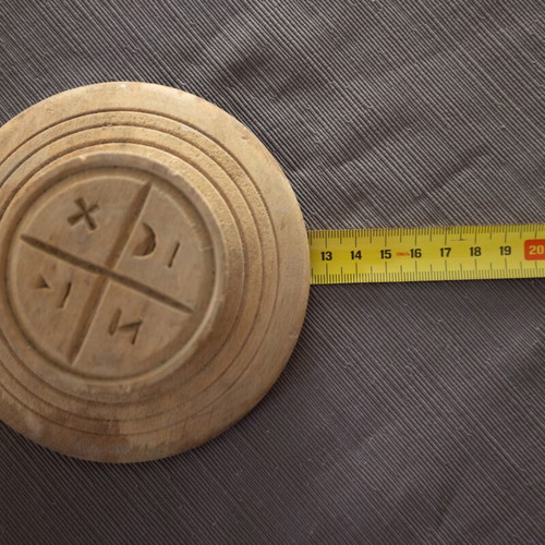 Wooden prosphora stamp like new