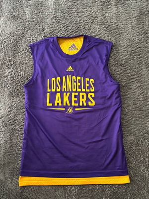 Lakers Adidas διπλής όψης μεταχειρισμένο αμάνικο μέγεθος Medium