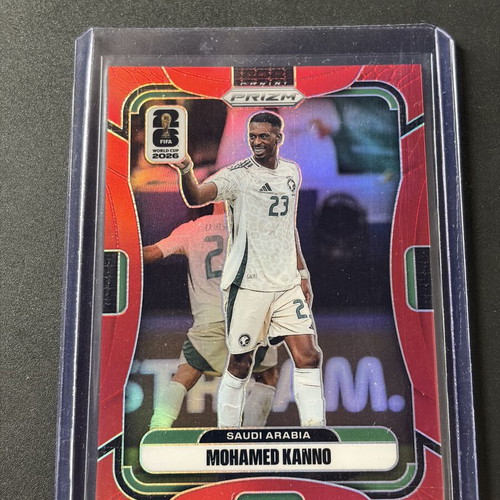 Mohamed Kanno Panini Prizm World Cup 2026 Red Prizm card /50