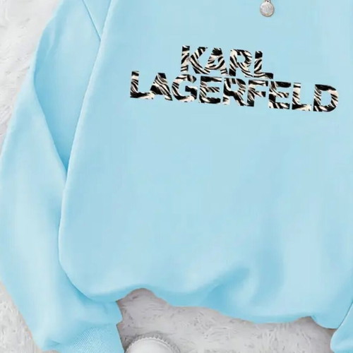 Karl women's hoodie with thin fleece, size small, new