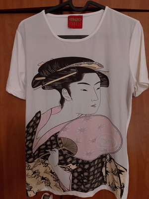 Kenzo T-shirt με κοντό μανίκι σαν καινούργιο, άσπρο, μέγεθος M