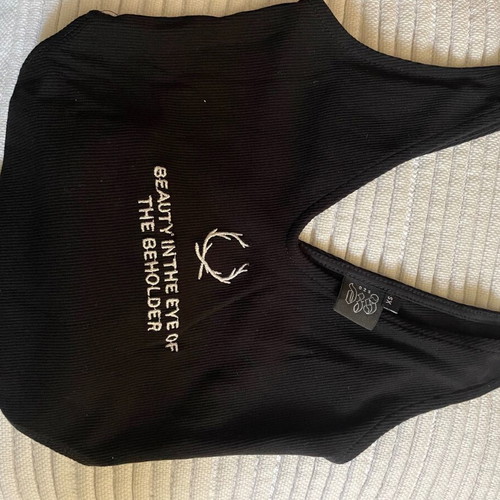 Body DZS black xs like new with very high cut