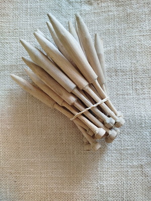 Kopaneli Lace Bobbins 123 Pieces 12-15 cm Like New