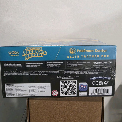Ascended Heroes ETB Pokemon Center Exclusive new