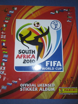 Αλμπουμ Panini World Cup 2010 South Africa μεταχειρισμένο με 20 αυτοκόλλητα