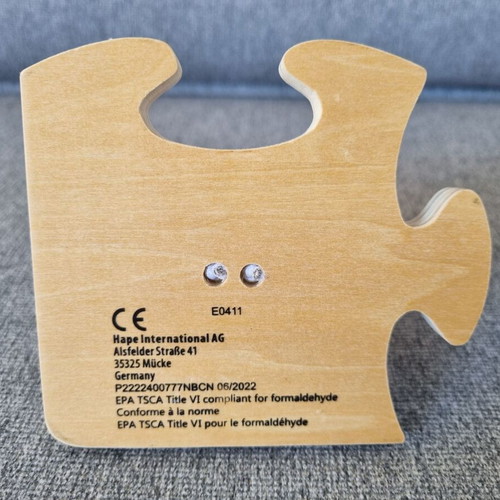 Hape Wooden Shape Sorting Toy like new for 18+ months