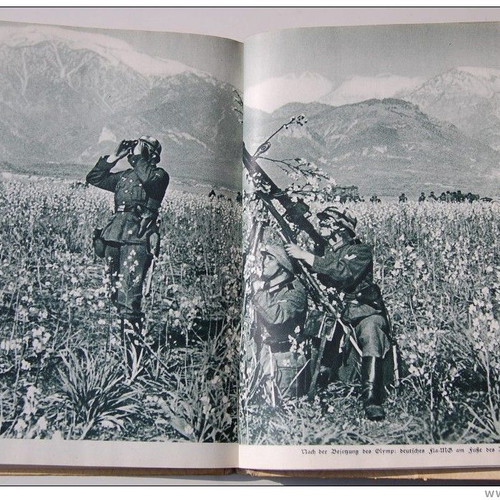 Propaganda book by Verchmat about Crete occupation like new with rich photographic material