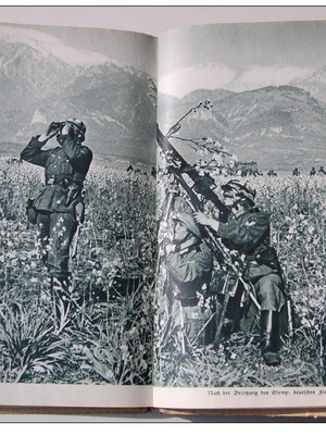 Propaganda book by Verchmat about Crete occupation like new with rich photographic material