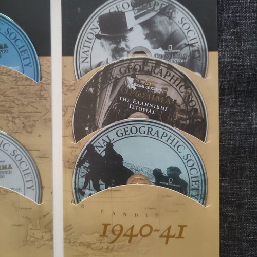 National Geographic Greek History Milestones 5 DVD set like new