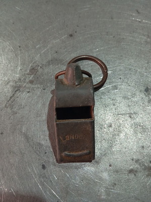 Whistle "LONDON" used, moderate condition