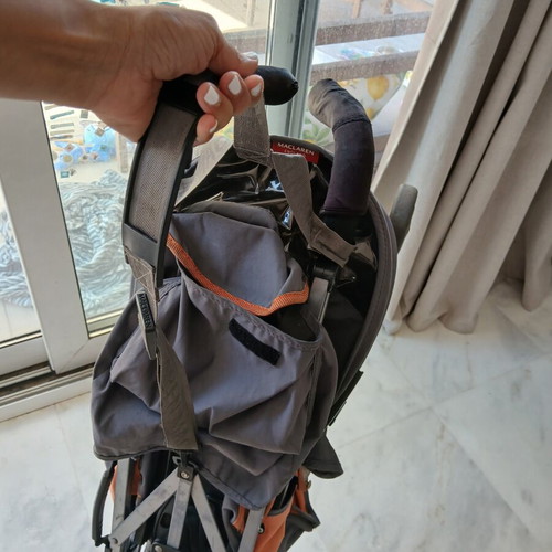 Maclaren Quest stroller used with accessories