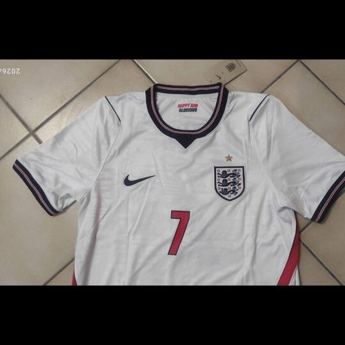 England National Team Jersey with Saka Number 7, 2026 World Cup Home Kit