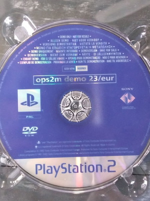 Ops2m Demo Disc 23 Eur PlayStation 2 used, action