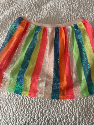Sfera colorful skirt for girls 9-10 years like new with sequins and lining