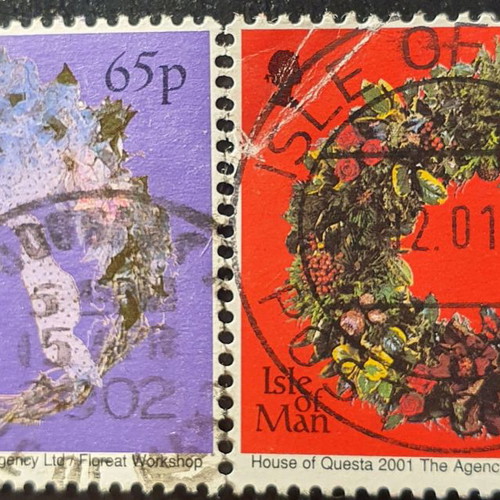 Isle of Man stamps 2001, set of 2