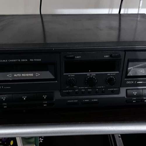 Technics RS-TR333 stereo double cassette deck