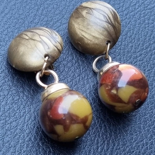 Vintage earrings unique, made in Italy