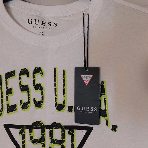 Guess kids T-shirt new, size 12, white