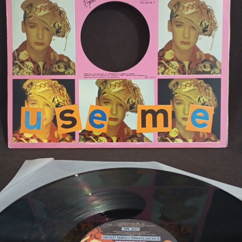 Boy George Use Me vinyl record used
