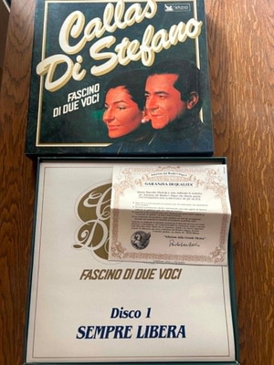 Fascino di Due Voci vinyl box set new, Maria Callas & Giuseppe Di Stefano