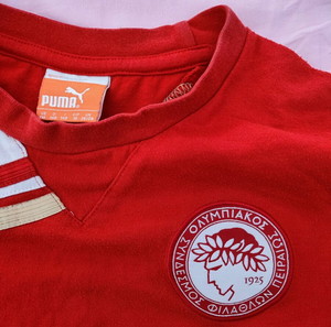 t-shirt Puma Ολυμπιακός παιδικό 1,40