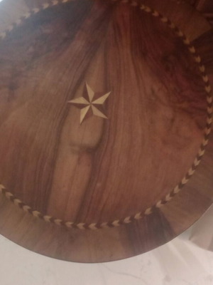 Round handmade table like new