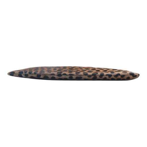 Wings Nora Calf Hair Leopard Print Leather Tassel Clutch Bag used