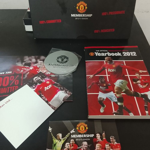 Manchester United Membership boxes used, pack of 4