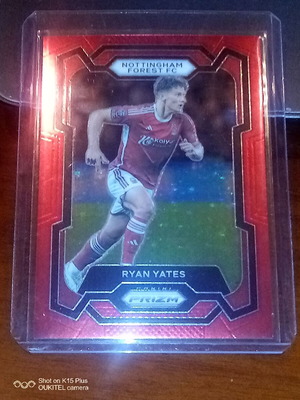 2023-24 Panini Prizm Premier League Red Star Prizm /25 Ryan Yates #251 SP
