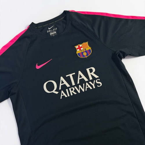 Nike FC Barcelona Vintage Y2K 2014-2015 Training T-shirt Obsidian Pink like new