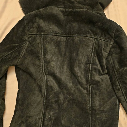 Mango suede jacket black like new, size Small