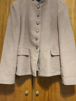 Zara jacket L used, pink with soft texture