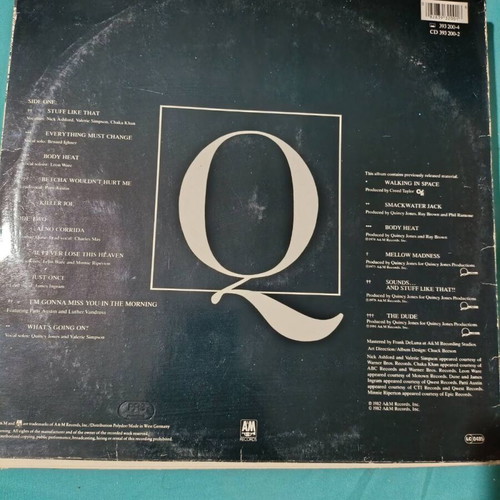 Quincy Jones The Best vinyl record