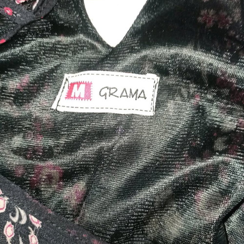 Dress slightly used by Greek brand Grama, brown and pink, size M