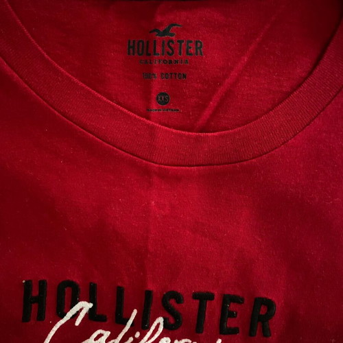 Set of two used Hollister long-sleeve shirts for middle school boy