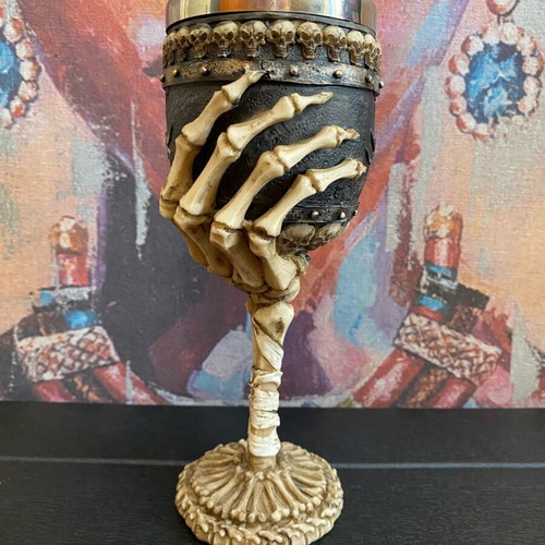 Skeleton Goblet new handmade from Toledo Spain